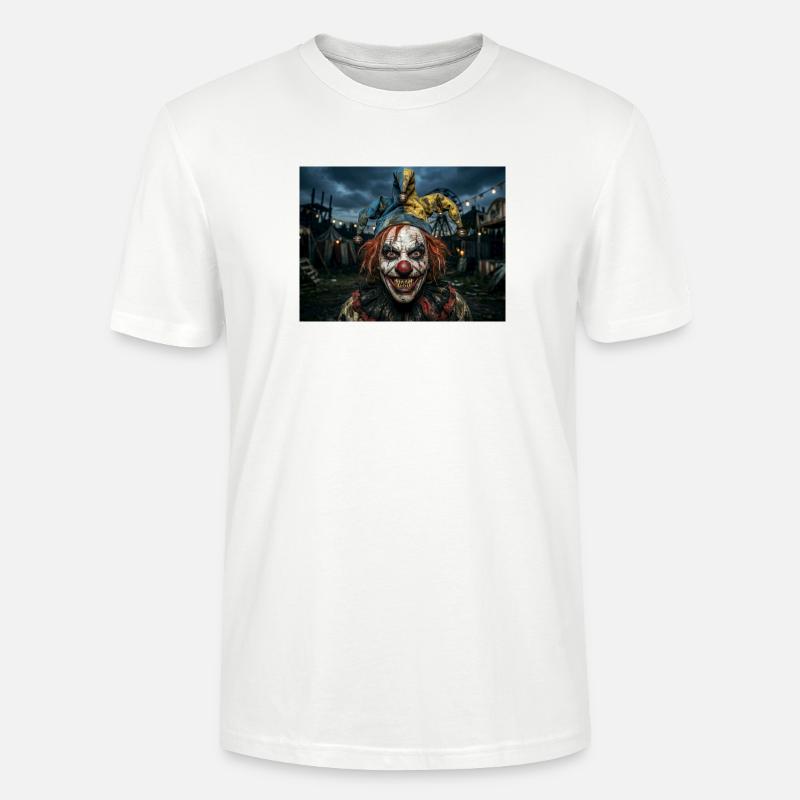 Fou de clown - T-shirt bio CRAFTER Stanley Stella Unisexe - blanc