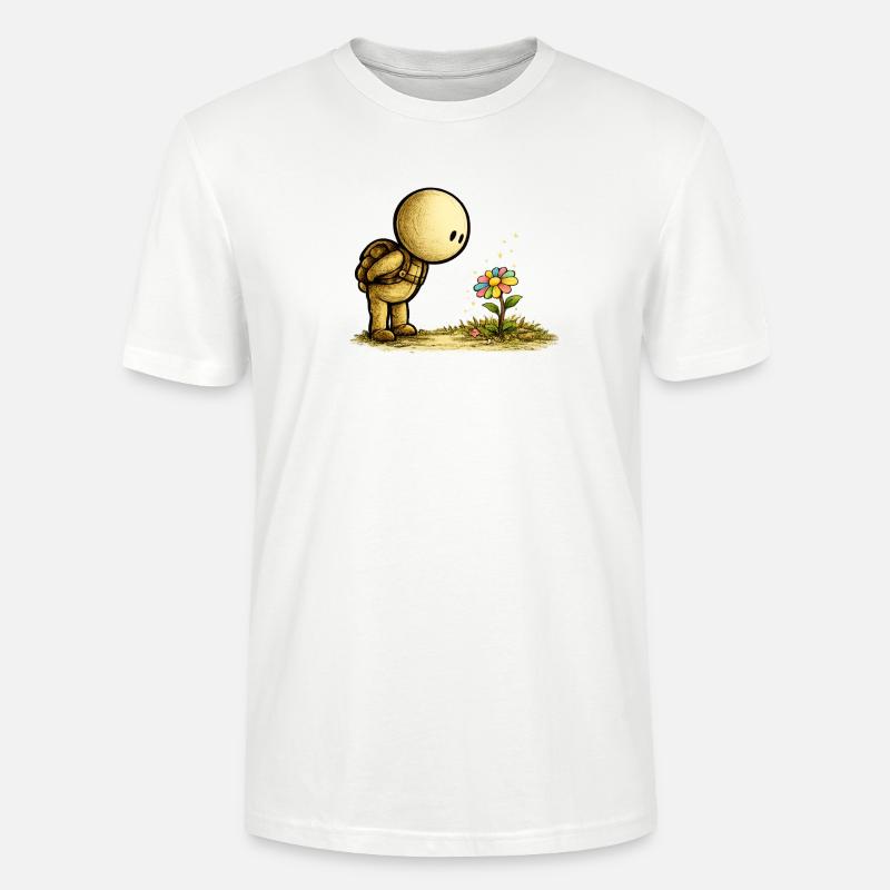 Der kleine Gedanke | Entdecke das Schöne - Stanley/Stella Unisex Bio-T-Shirt CRAFTER - Weiß