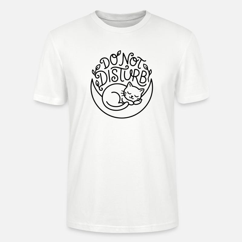 Ne pas déranger - T-shirt bio CRAFTER Stanley Stella Unisexe - blanc