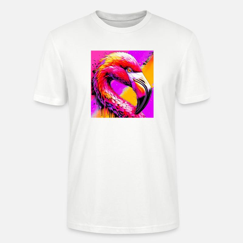 Flamant - T-shirt bio CRAFTER Stanley Stella Unisexe - blanc