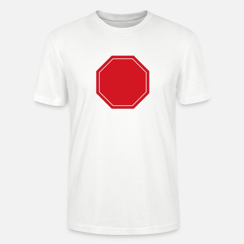 Panneau d’arrêt vide - T-shirt bio CRAFTER Stanley Stella Unisexe - blanc