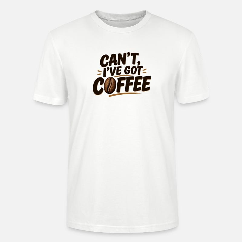 Geht nicht, ich habe Kaffee - Stanley/Stella Unisex Bio-T-Shirt CRAFTER - Weiß
