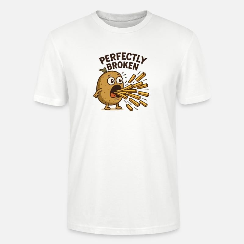 Perfekt Zerbrochen Kartoffel - Stanley/Stella Unisex Bio-T-Shirt CRAFTER - Weiß