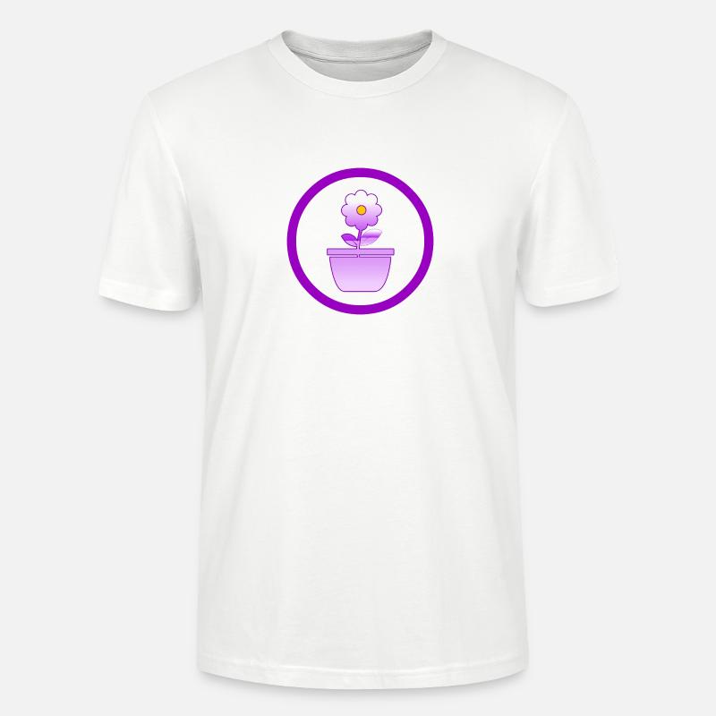 Blume - Stanley/Stella Unisex Bio-T-Shirt CRAFTER - Weiß