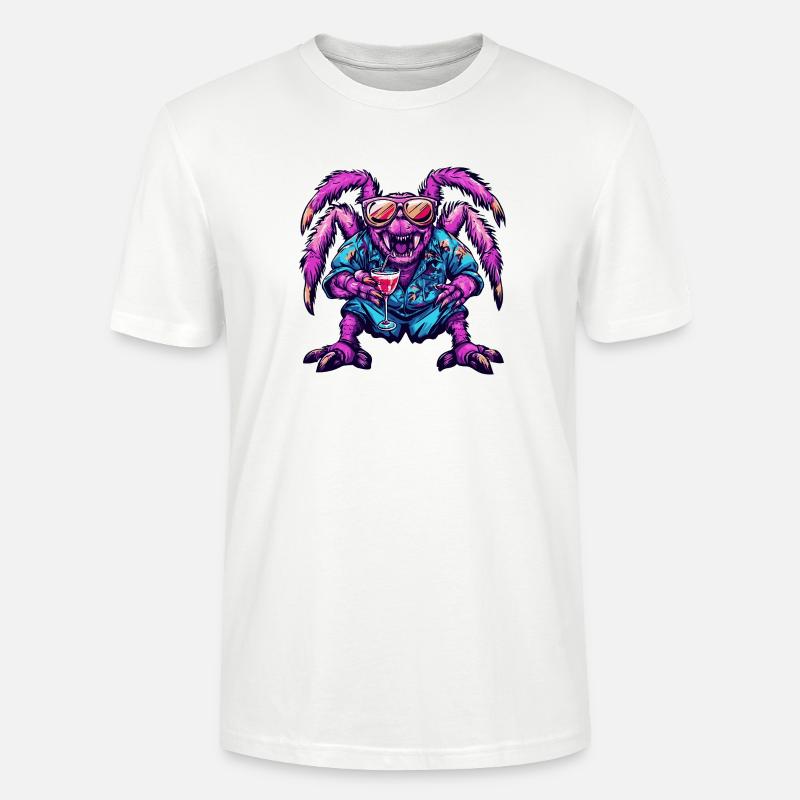 Tarantula Comic Sommer - Stanley/Stella Unisex Bio-T-Shirt CRAFTER - Weiß