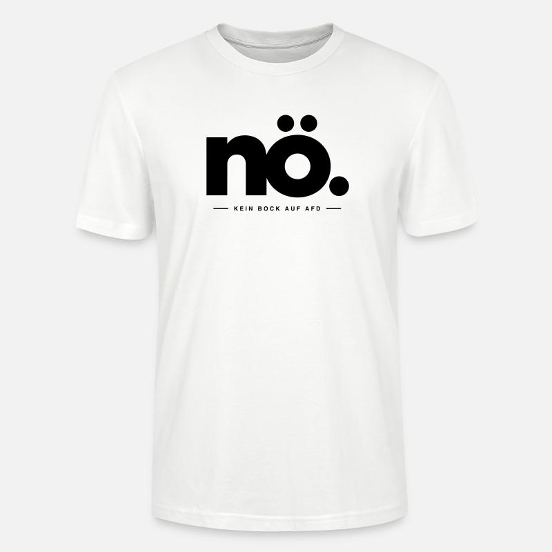 NÖ - Kein Bock auf AfD - Stanley/Stella Unisex Bio-T-Shirt CRAFTER - Weiß