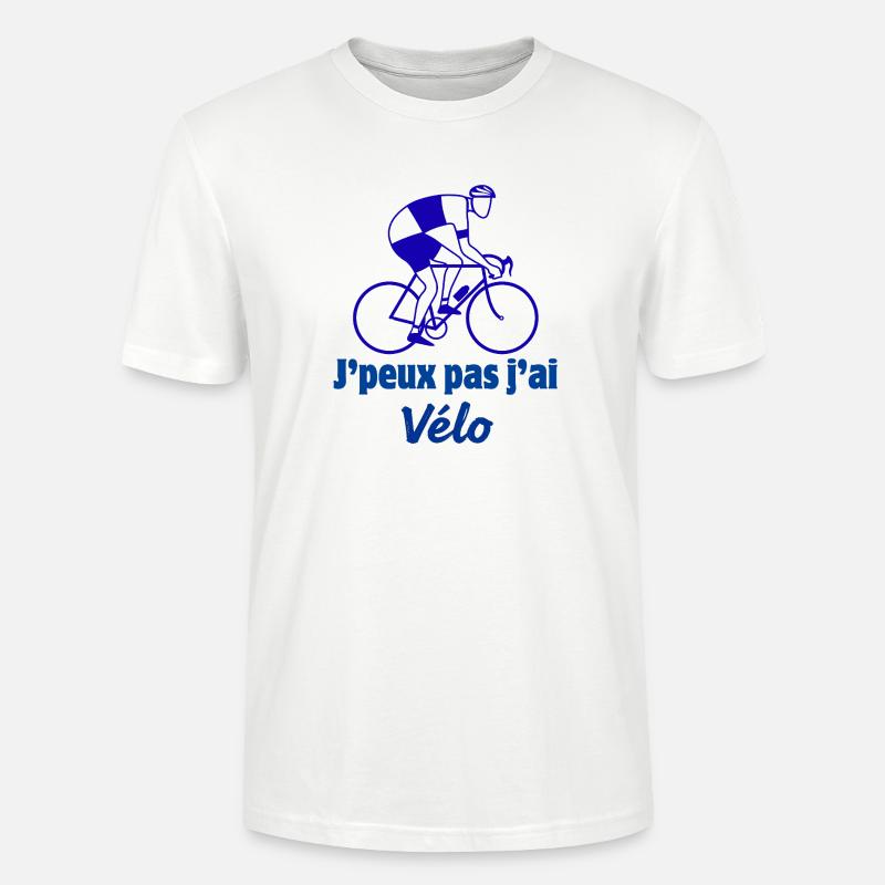 cyclisme - T-shirt bio CRAFTER Stanley Stella Unisexe - blanc