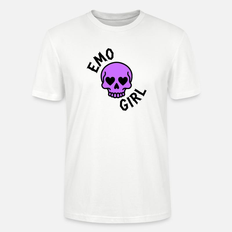Fille emo - T-shirt bio CRAFTER Stanley Stella Unisexe - blanc