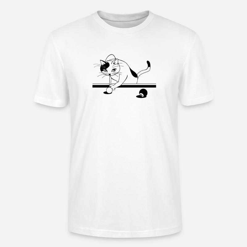Puissance du chat - T-shirt bio CRAFTER Stanley Stella Unisexe - blanc