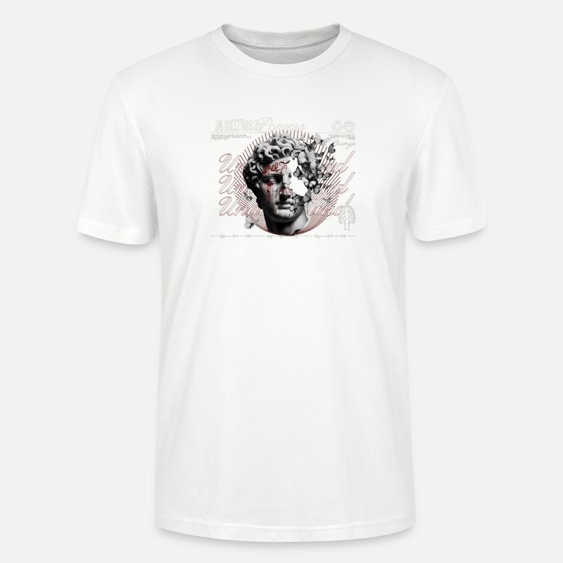 Abolish Power Kopf-Collage - Stanley/Stella Unisex Bio-T-Shirt CRAFTER - Weiß