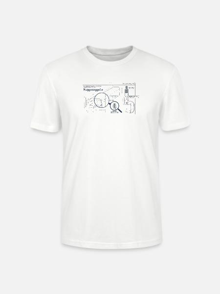 Muggeseggele - Schwäbiche Masseinheit - Stuttgart - Stanley/Stella Unisex Bio-T-Shirt CRAFTER - Weiß