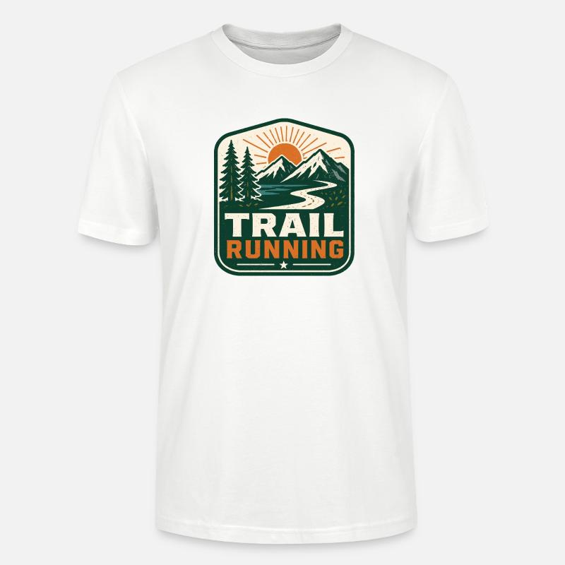 Trail running - T-shirt bio CRAFTER Stanley Stella Unisexe - blanc
