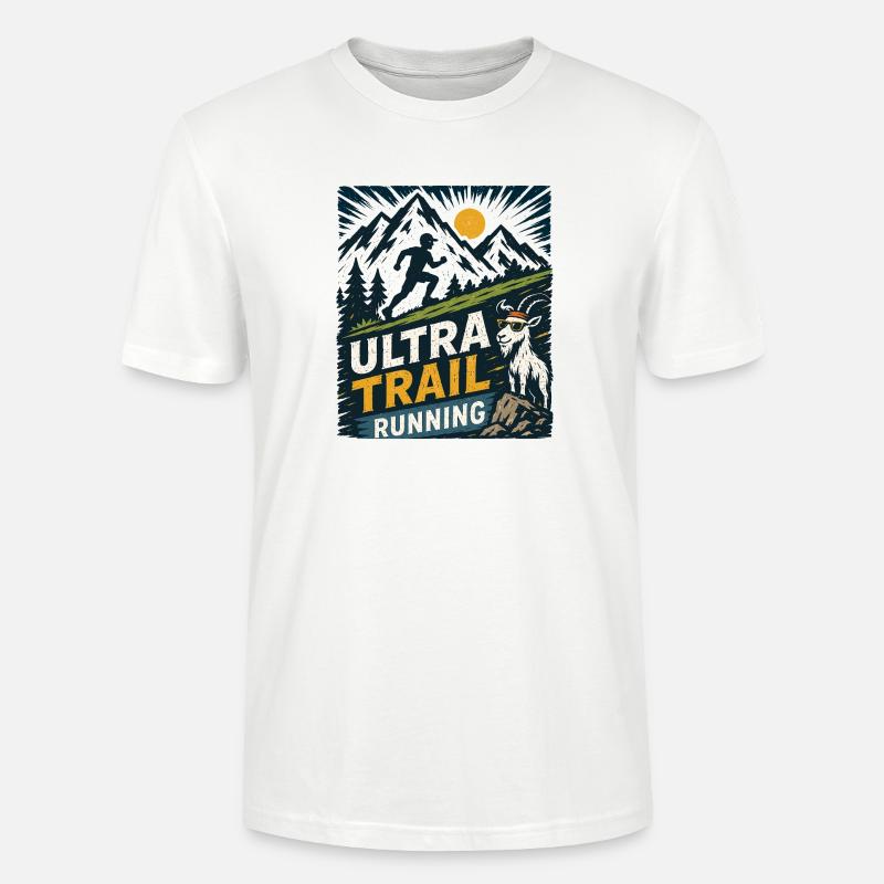 Ultra Trail Running - T-shirt bio CRAFTER Stanley Stella Unisexe - blanc