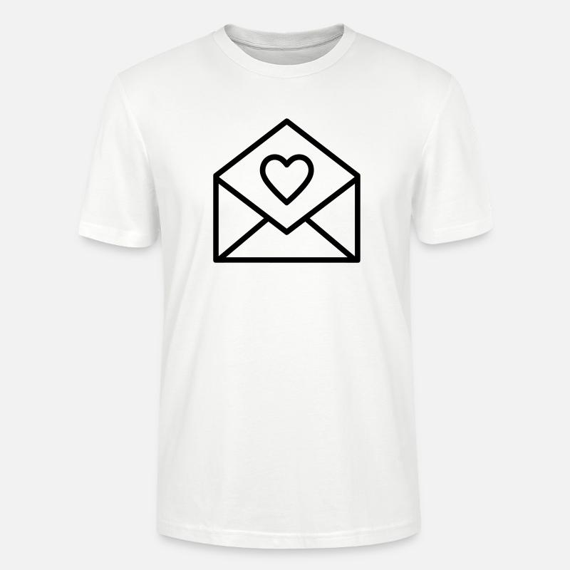 lettre d’amour - T-shirt bio CRAFTER Stanley Stella Unisexe - blanc