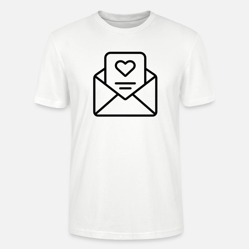 Liebesbrief - Stanley/Stella Unisex Bio-T-Shirt CRAFTER - Weiß