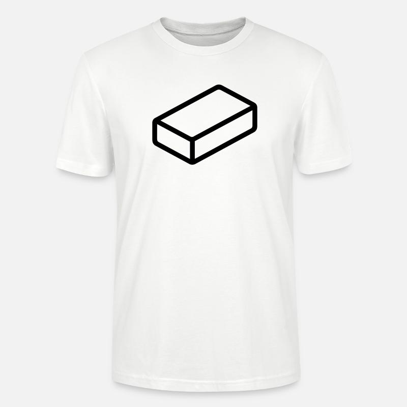 Ziegel - Stanley/Stella Unisex Bio-T-Shirt CRAFTER - Weiß