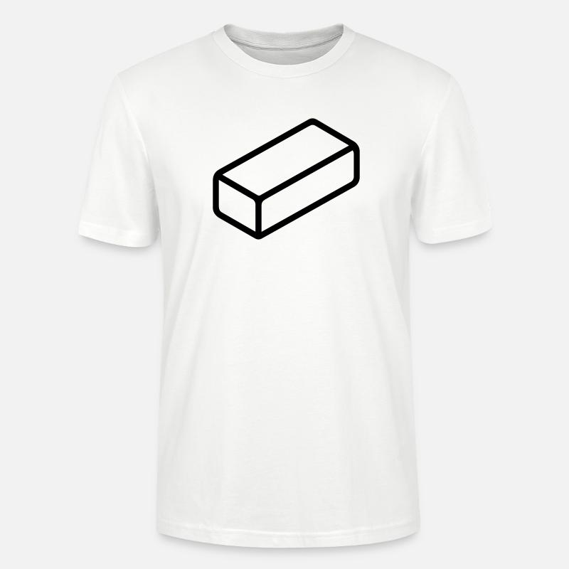 Ziegel - Stanley/Stella Unisex Bio-T-Shirt CRAFTER - Weiß