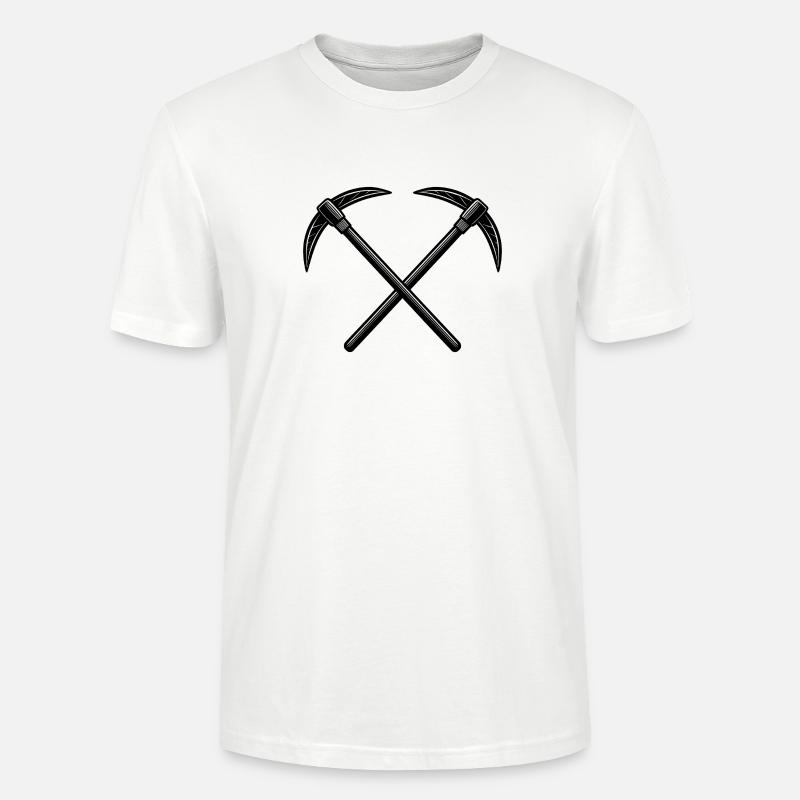 Kreuzspitzhacken - Stanley/Stella Unisex Bio-T-Shirt CRAFTER - Weiß