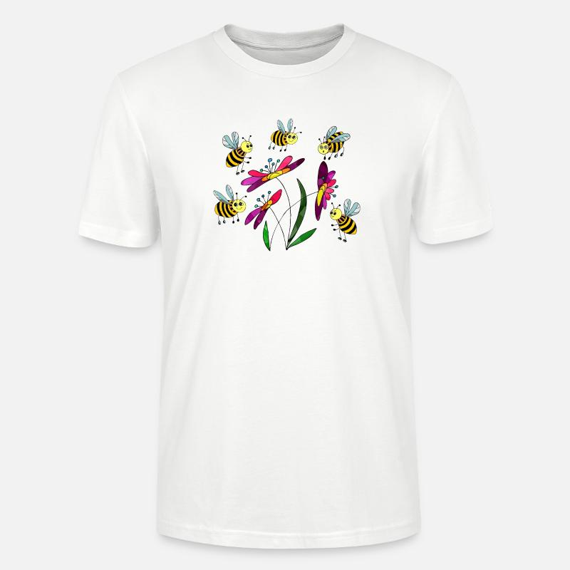 Insekten - Stanley/Stella Unisex Bio-T-Shirt CRAFTER - Weiß