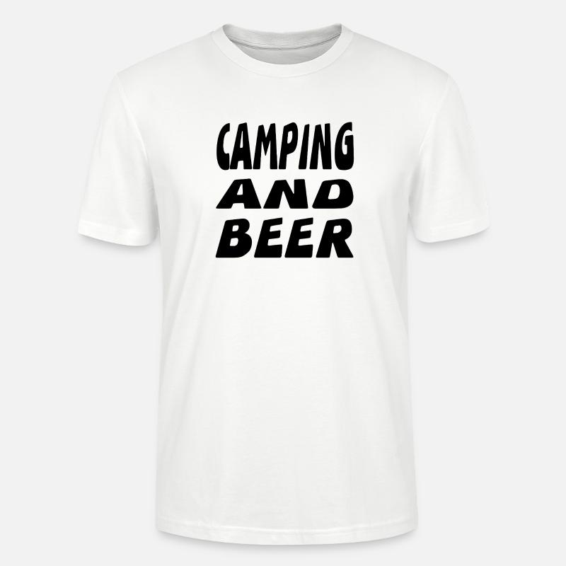 Camping - Stanley/Stella Unisex Bio-T-Shirt CRAFTER - Weiß