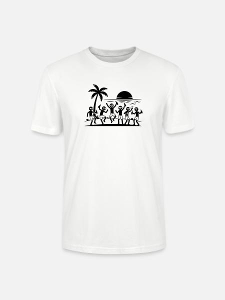 Holiday Party Beach Team - Stanley/Stella CRAFTER Unisex Organic T-Shirt - white