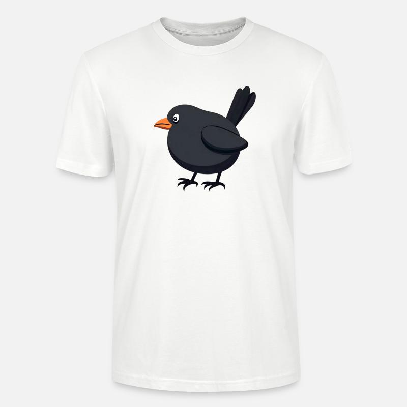 Amsel Vogel - Stanley/Stella Unisex Bio-T-Shirt CRAFTER - Weiß