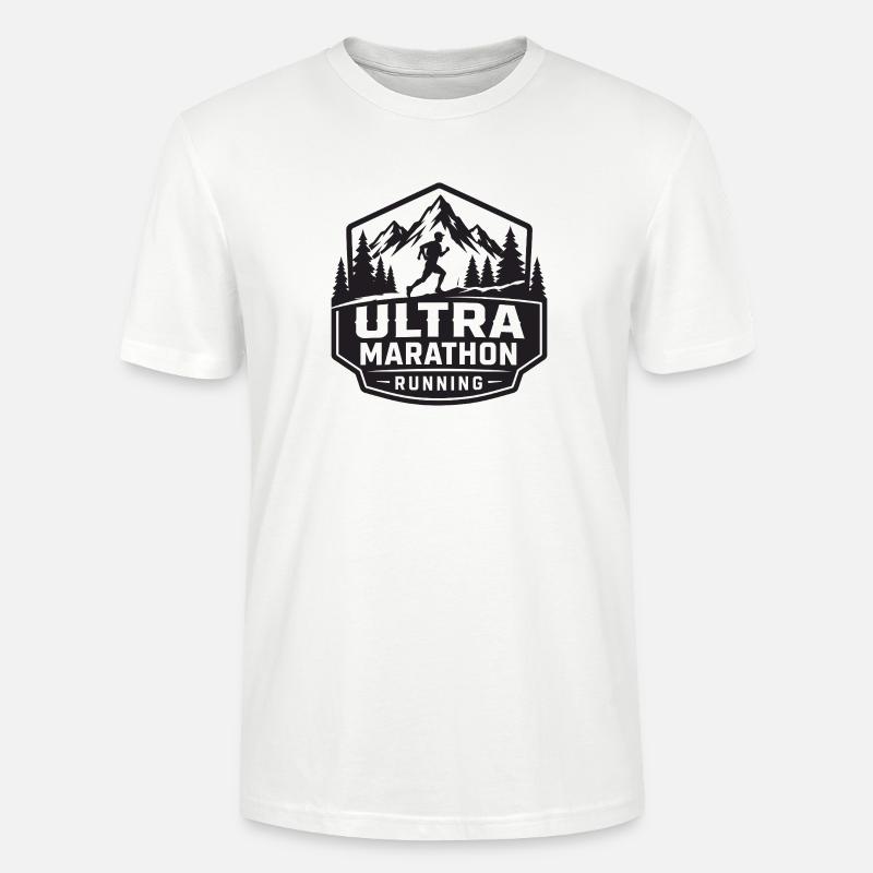 Insigne de Mountain Course d’Ultramarathon - T-shirt bio CRAFTER Stanley Stella Unisexe - blanc