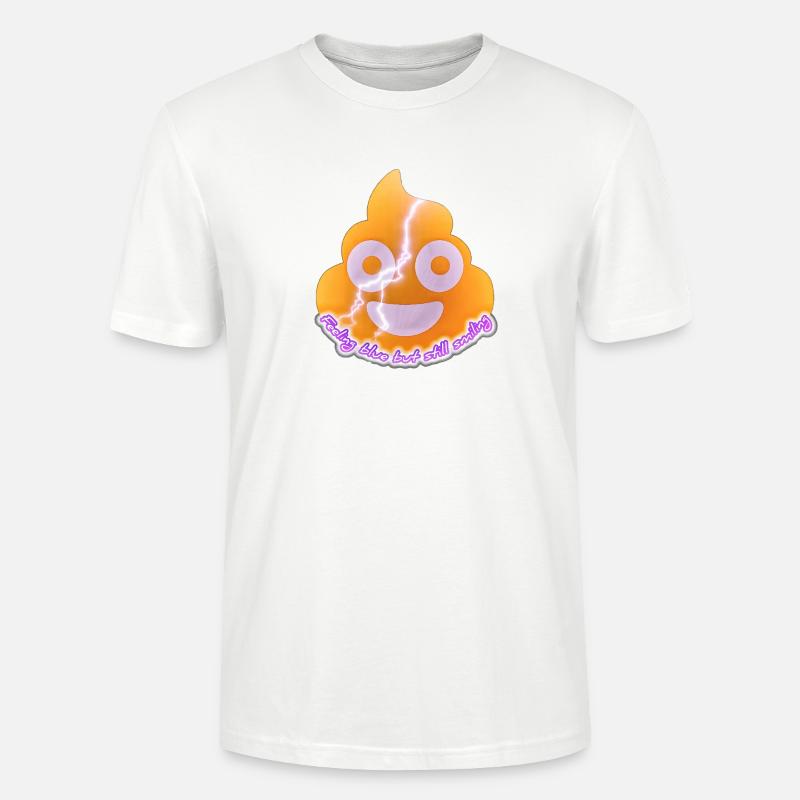 Illustration créative de vecteurs de caca. - T-shirt bio CRAFTER Stanley Stella Unisexe - blanc