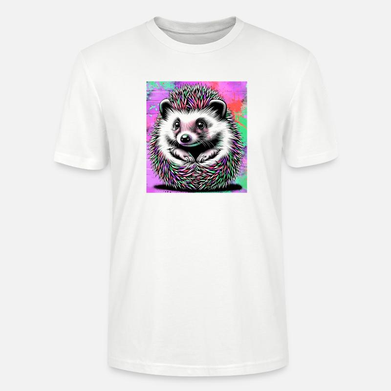 Igel - Stanley/Stella Unisex Bio-T-Shirt CRAFTER - Weiß