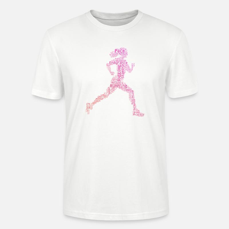 Geschenkidee für eine Running mit Running - Stanley/Stella Unisex Bio-T-Shirt CRAFTER - Weiß