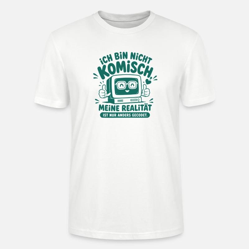 Nerd Realität Anders Gecodet - Stanley/Stella Unisex Bio-T-Shirt CRAFTER - Weiß