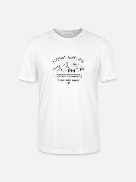 Heinatliebe - Südtirol - Dolomiten - Stanley/Stella Unisex Bio-T-Shirt CRAFTER - Weiß