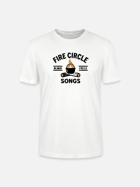 Campfire Kettle Cooking Outdoor Camping - Stanley/Stella CRAFTER Unisex Organic T-Shirt - white