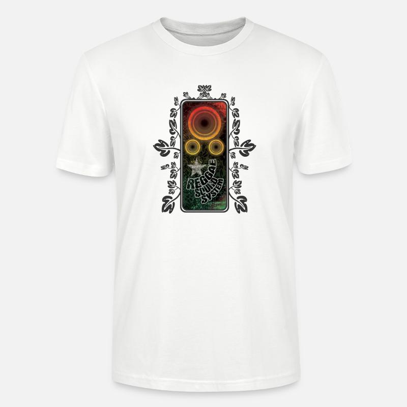 Brillance du système de son reggae - T-shirt bio CRAFTER Stanley Stella Unisexe - blanc