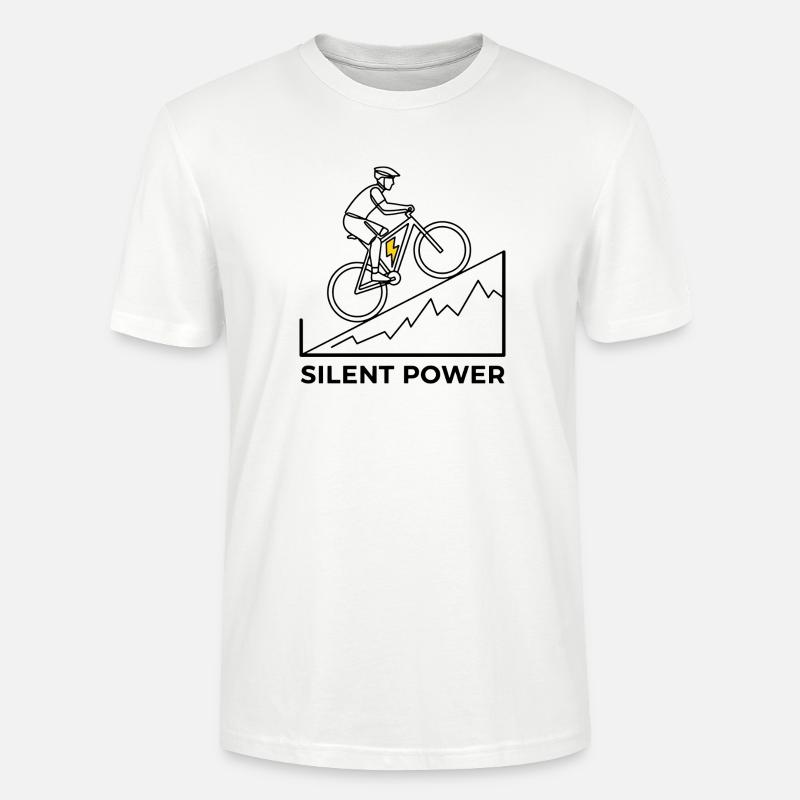 Montée éclair - T-shirt bio CRAFTER Stanley Stella Unisexe - blanc