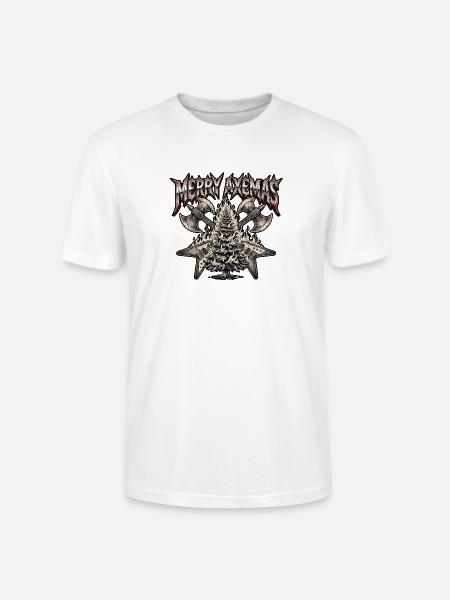 Christmas Heavy Metal - Stanley/Stella Unisex Bio-T-Shirt CRAFTER - Weiß