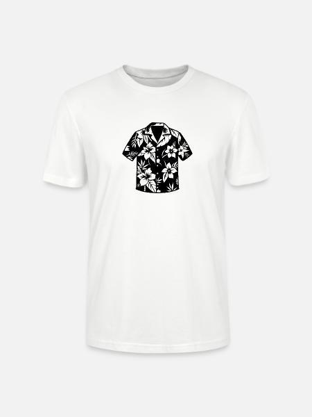 Hawaiihemd - Stanley/Stella Unisex Bio-T-Shirt CRAFTER - Weiß