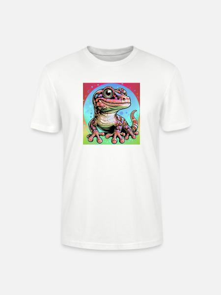Gecko - Stanley/Stella Unisex Bio-T-Shirt CRAFTER - Weiß