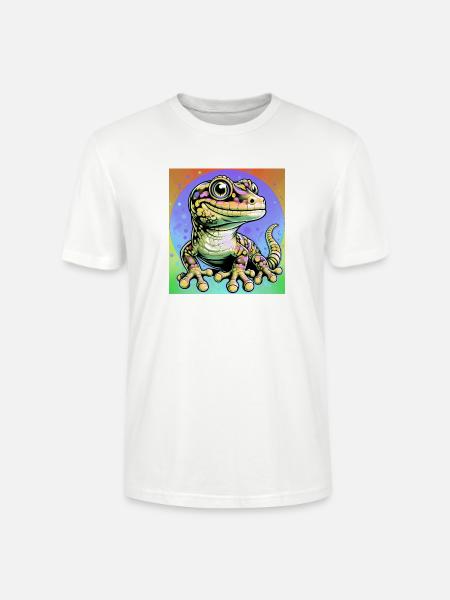Gecko - Stanley/Stella Unisex Bio-T-Shirt CRAFTER - Weiß