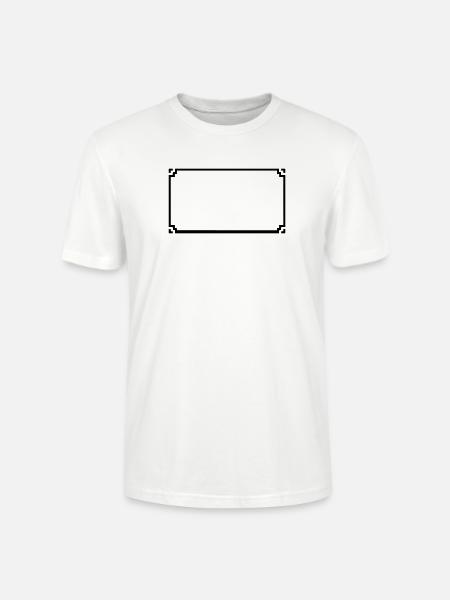 Pixel Frame Graphic - Stanley/Stella CRAFTER Unisex Organic T-Shirt - white