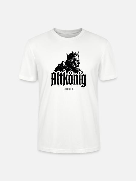 "Altkönig - Taunus" - Stanley/Stella Unisex Bio-T-Shirt CRAFTER - Weiß