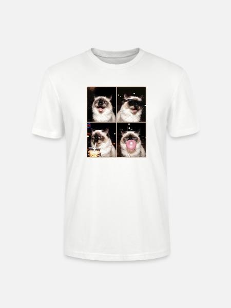Katzen Himalaya Katze - Stanley/Stella Unisex Bio-T-Shirt CRAFTER - Weiß