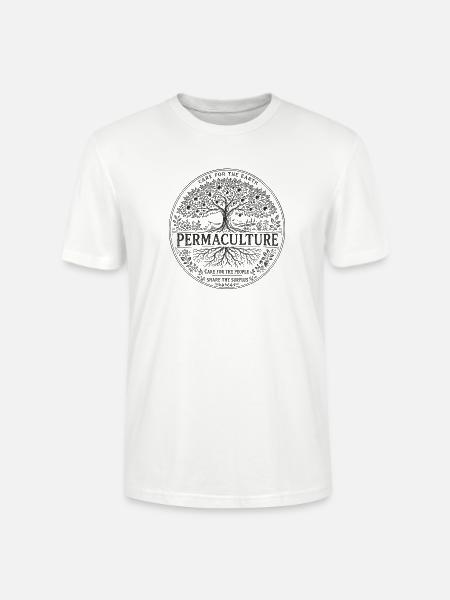 Permakultur-Ethikbaum - Stanley/Stella Unisex Bio-T-Shirt CRAFTER - Weiß