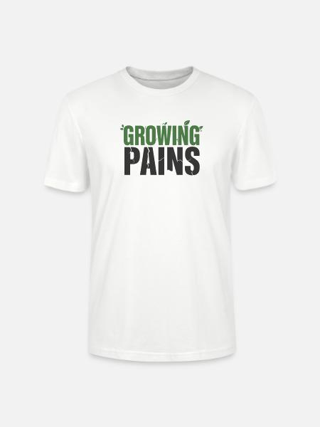 Growing Pains Motivation - Stanley/Stella Unisex Bio-T-Shirt CRAFTER - Weiß