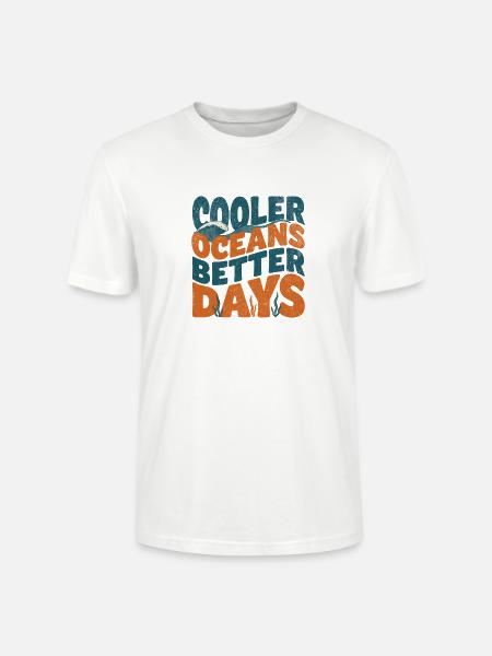 Cooler Oceans Better Days - Stanley/Stella Unisex Bio-T-Shirt CRAFTER - Weiß