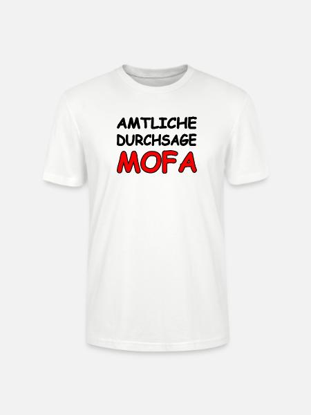 Mofa - Stanley/Stella Unisex Bio-T-Shirt CRAFTER - Weiß