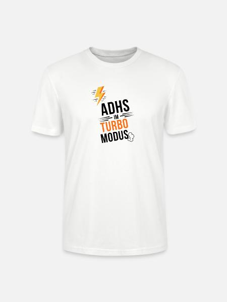 ADHS im Turbomodus - Stanley/Stella Unisex Bio-T-Shirt CRAFTER - Weiß
