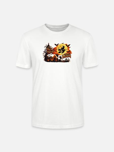 Halloween trick or treat - Stanley/Stella Unisex Bio-T-Shirt CRAFTER - Weiß