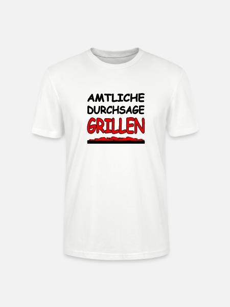 Grillen - Stanley/Stella Unisex Bio-T-Shirt CRAFTER - Weiß