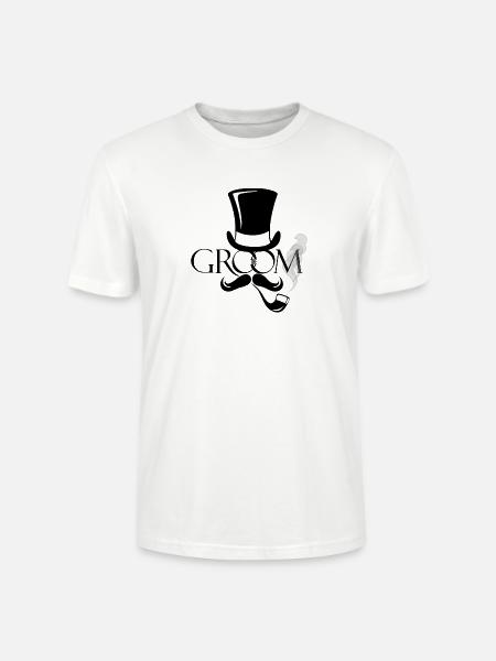 The Groom - Stanley/Stella Unisex Bio-T-Shirt CRAFTER - Weiß